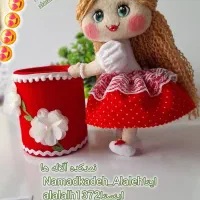 عروسک و تزئینات نمدی