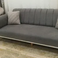 مبل راحتی تخت خواب شو ۷نفره پایه استیل
