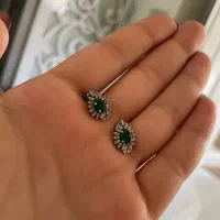 گوشواره عقیق سبز
