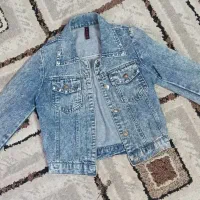 کت لی کوتاه شیک جین جنس خوب