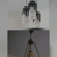 2عدد لوستر سالمو تمیز بدون زدگی