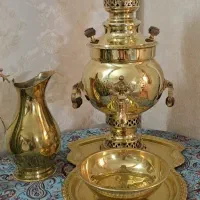 سماور زغالی برنجی