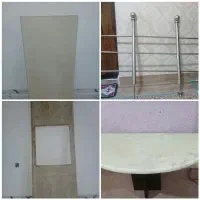 صفحه کابینت حفاظ یانرده استیل سنگ گردگرانیتی تزینی