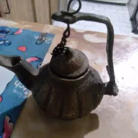 چراغ پی سوز و اتو زغالی برنجی قدیمی