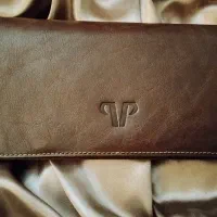 کیف پول کتی چرم طبیعی پروین