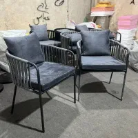 صندلی دسته دار کنفی رستورانی/باغ
