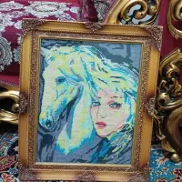 دوعدد تابلو  آیت والکرسی  کبلن دوزی