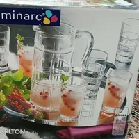 پارچ و لیوان لومینارک اصل فرانسه