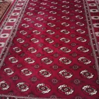 فرش ترکمن رنگ اناری