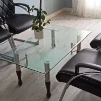 میز جلو مبلی شیشه ای