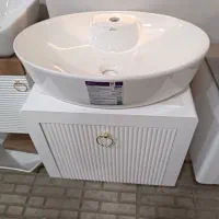 روشویی کابینتی بیضی بامبو ۵۰×۳۷