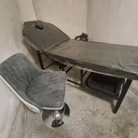 تخت ماساژ تتو فشیال و مژه با صندلی