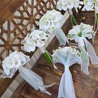 دسته گل عروس رز دستهگل عروس کرم نباتی ارتزیا کد ۷|گل مصنوعی|مشهد, شهید مطهری|دیوار