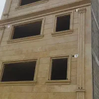 سنگ کاری نما طرح دار وساده اجرایی پله و نرده