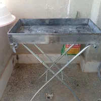 منقل کبابی با زیرش