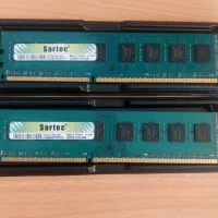 رم 8 گیگ ddr3 دو کاناله فرکانس 1333 درحدنو