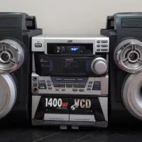 پخش JVC به همراه دو باند( غول صدا و بیس) + کنترول