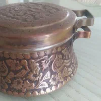 دیگ مسی قلم زنی کاردست اصفهان