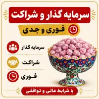 فروش و یا سرمایه گذار و شراکت فوری