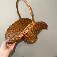 سبد بزرگ چوبی