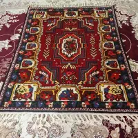 دو تخته فرش زرونیم دستباف نو