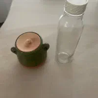 بطری اب و ابغور لیمون دیزی سفالی