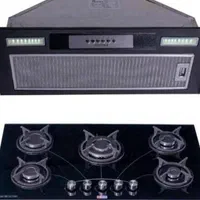 اجاق گاز رومیزی توکار صفحه ای پنج۵شعله باضمانتN530