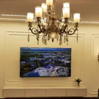 کاغذدیواری کفپوش پارکت قاب بندی ترموال ماربل دکور