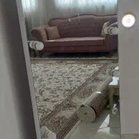 اینه قدی چراغ دار و ویترین