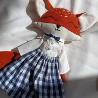 عروسک روباه پارچه ای