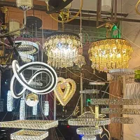 انواع لوستر کریستال مدرن و مینیمال