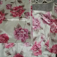دستمال سفره مخمل طرح دار ۶عددی