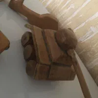 اسباب بازی دست ساز چوبی تانک تفنگ ماشین  هواپیما