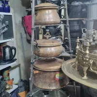 ظروف مسی قابلمه پارچ
