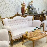 مبلمان نئوکلاسیک فرانسوی (تمام چوب راش نوزیرقیمت)