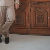 کمد ترولی دست ساز سفید