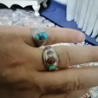 دوتا انگشتر نقر