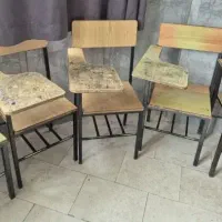ده عدد صندلی دست دار دانشجویی