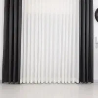 پرده پانچی اماده تحویل فوری و پرده مینمال