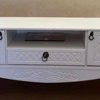 میز تلوزیون سفید ، مبل مدل L