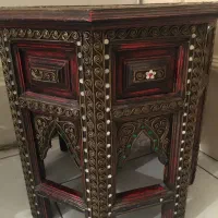 میز چوب راش هند اینه کاری دکور سریال حریم سلطان
