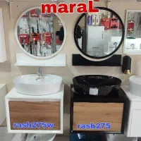 طرح روشویی راش275w+شیرآلات روشویی