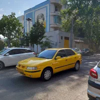 سمند،فول تاکسی برون شهری عین پلاک در حد مدل بالا