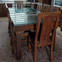 میز ناهار خوری ۸ نفره چوب نراد