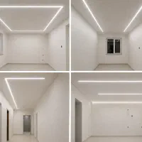 برقکارساختمان خردهکاری لاین نوری نصب هالوژن اتصالی