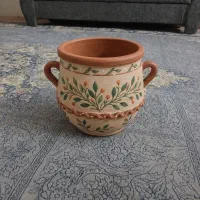 انواع گلدون سفالی با سفارش طرح
