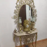 آینه شمعدان وساعت