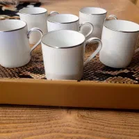دو دست فنجان قهوه خوری عتیقه نونو