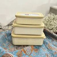 ظرف پلاستیکی ۳ تیکه