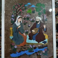 تابلو تذهیب و نگارگری A2